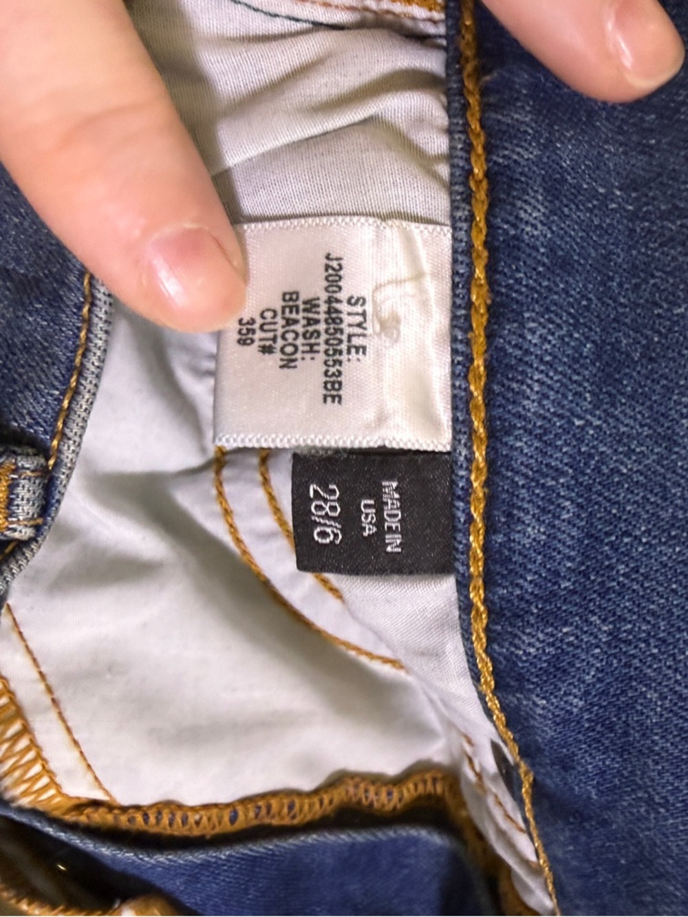 Veronica Beard Carolyn Baby Boot Jeans Beacon Wash High Rise Button Fly Sz 28 - Picture 6 of 8